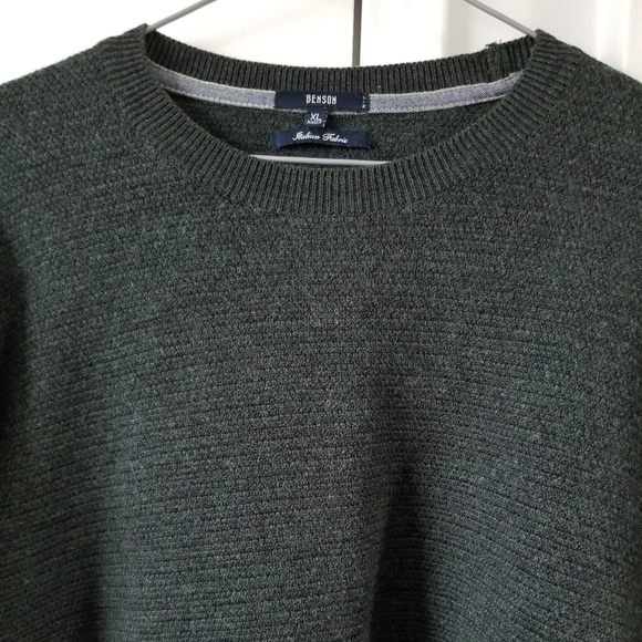 Benson Italian wool sweater (green) - Picture 4 of 4
